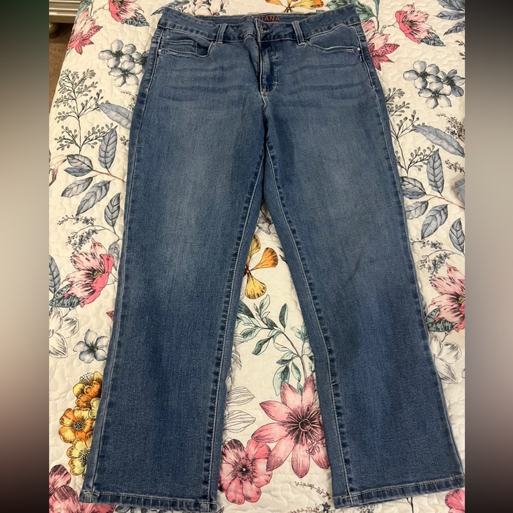 Stylish Blue Straight Leg Women's Jeans